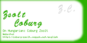 zsolt coburg business card